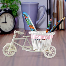 Plastic Cycle Flower Vases For Home Decor; Bicycle Flower Pot Stand (1 Pc) - dailyneed.life