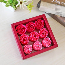 9 Pc Rose Flower Bath Soap (9 Pcs Set) - dailyneed.life
