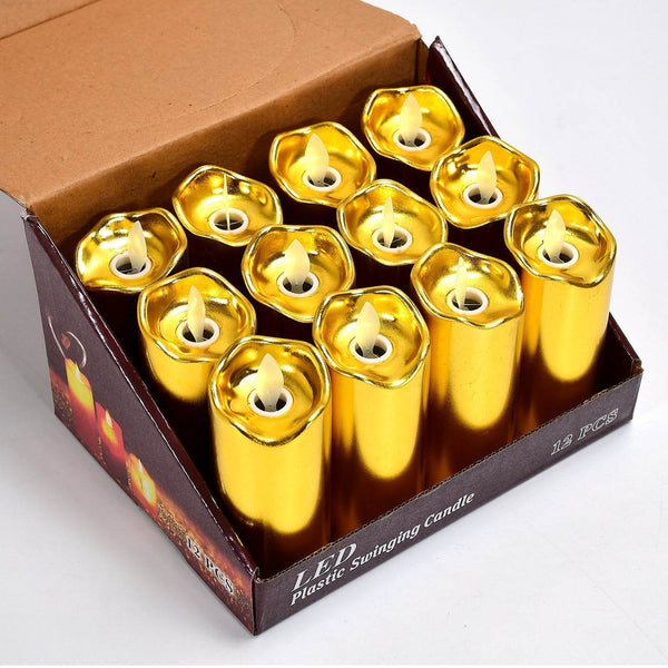Big Swinging Candle 12pcs For Wedding Decoration And Birthday Party, Diwali - dailyneed.life