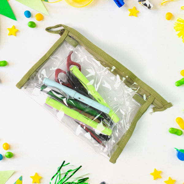 Transparent Zipper Closing Pouch (1 Pc) - dailyneed.life