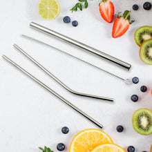 Reusable Stainless Steel Straws with Case for Drinking (4 Pc, Eco-Friendly) - dailyneed.life