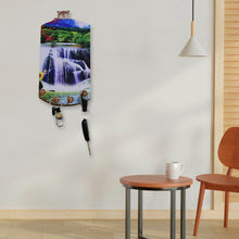 Decorative Wooden Vertical Scenery with Hooks for Wall Hanging - dailyneed.life