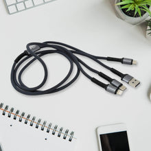 JK 3 in 1 Multi Super Fast Charging Cable (1 Pc / 1200 MM) - dailyneed.life