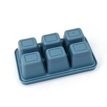 6 Grid Silicone Ice Tray Used In All Kinds Of Places Like Household Kitchens For Making Ice From Water And Various Things And All With Color Box (1 Pc) - dailyneed.life