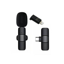 Intelligent Noise Cancelling Live Streaming Clip on Microphone for Type-C & for iPhone with Charging Mini Wireless Lapel Collar Microphone - dailyneed.life