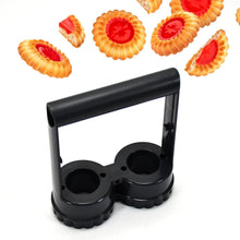 Plastic Handle Fancy Scalloped Edge Shape Cookie Cutter Biscuit Mold Cake Decoration Tools - dailyneed.life