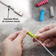 Spiral Charger Cable Protector Data Cable Saver Charging Cords Protective for All Universal Cable Cover (Pack of 10) - dailyneed.life
