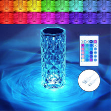 Crystal Touch Night Light for Bedroom Decor (16 Colors, Remote, USB) - dailyneed.life