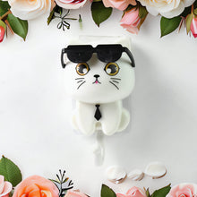 Cat Hook for Wall, Cute Cat Key Hook with Sunglasses (1 Pc) - dailyneed.life