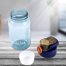 Blue Plastic Leak-Proof Flip Cap & Safty Lock Water Bottle (600ml Approx / 1 Pc) - dailyneed.life