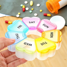 7-Day Round Weekly Pill Organizer Box (1 Pc) - dailyneed.life