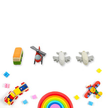 Vehicle Pattern Eraser School Stationery Use Eraser (4 Pc Set) - dailyneed.life