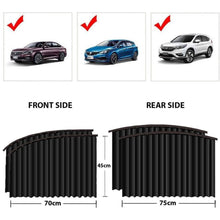 Car Window Curtain Sunshade | 4 Pcs Set with Hooks & Tapes - dailyneed.life