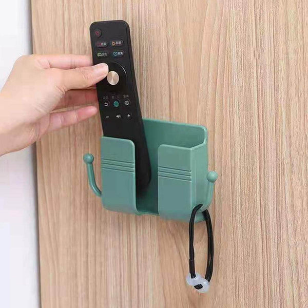 1 Pc Wallmount Mobile Stand With Hook Design used in all kinds of places including household and many more as a hanging support for and stuffs purposes. - dailyneed.life
