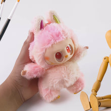 Pink Plush Toy Cartoon Keychain with Hook Colorful Animal Pink Have a Seat Vinyl Plush Blind Box (1 Pc) - dailyneed.life