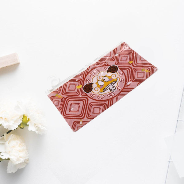 20 Pc Red Printed Pouch For Carrying Stationary Stuffs And All By The Students. - dailyneed.life