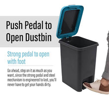 Apex Plastic Push N Pedal Dust Bin | Hands-Free Operation, Compact Design 6.5 Liters (1 Pc / Mix Color) - dailyneed.life