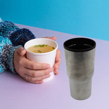 STAINLESS STEEL VACUUM GLASS INSULATED GLASS COFFEE CUPS DOUBLE WALLED TRAVEL MUG, CAR COFFEE MUG (Without Lid) - dailyneed.life