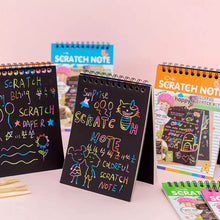 Crafts Rainbow Art Scratch Paper Book (10 Pages, Pack of 1) - dailyneed.life