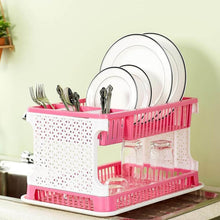 Plastic Kitchen Organizer Rack with Water Storing Tray - dailyneed.life