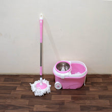 Spin Mop with Bucket for Floor Cleaning - Magic Mop Set with Steel Spin, Mop Stick, and Bucket for Home & Office - dailyneed.life