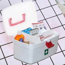 Medical Storage Box with Detachable Tray & Handle - dailyneed.life