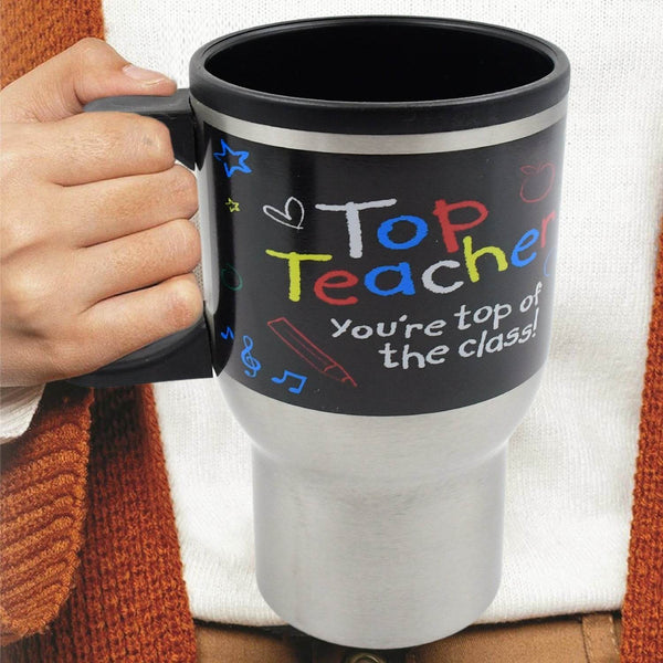 Stainless Steel Insulated Travel Mug - Double-Walled Vacuum Cup with Lid & Handle - dailyneed.life