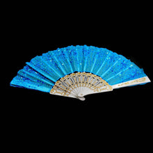 Hand Folding Fan, Chinese Vintage Style Handheld Fan with Fabric Sleeve - dailyneed.life