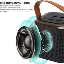 Wireless Speaker Microphone Set, RGB Light Support Memory Card PortableKaraoke Machine Perfect for Travel TV - dailyneed.life