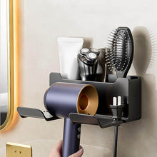 3 Compartment Wall Mount Hair Blower, Hair Dryers Holder (1 Pc) - dailyneed.life