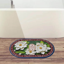 3D Visual Anti-Slip Absorbent Mat New Soft Super Absorbent Floor Mats, Cute Flowers Shower Drying Bathroom Mat (Mix Design / 1 Pc) - dailyneed.life