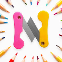 Multicolour Mini Paper Cutter Knife Pencil Knife (Pack of 12) - dailyneed.life