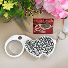 Double-Magnification Led Magnifiers Light Folding Keychain magnifier(1 Pc / Mix Color) - dailyneed.life