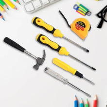 6 in 1 Hand Tool Kit Repair Home Screwdrivers Tool Kit with Tools Including Daily - dailyneed.life