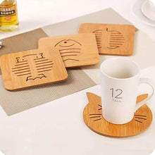 Square Bamboo Wood Table Place mat Hot Pot Cup Mat Tea Coaster(14×14 Cm / 1 Pc) - dailyneed.life