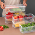 3 Fridge Storage Container, Fridge Organizer with Lid Stackable Fridge Storage Containers Plastic Freezer Storage Containers for Fish, Meat, Vegetables, Fruits, Pack of 3pcs, 1500ML Approx - dailyneed.life