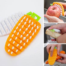 Vegetable Scrubbing Brush, Vegetable Scrubber Non‑Toxic Fruit Brush Carrot Shape Vegetable Brush for Potato for Vegetable - dailyneed.life