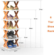 6 Layer Foldable Shoe Rack, Portable Storage Organizer for Home & Office - dailyneed.life