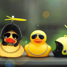 Beautiful Duck Car Ornaments Duck Bicycle Bell with Propeller Helmet (1 Pc / Mix Design) - dailyneed.life