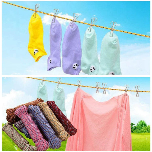 Heavy Duty Drying Nylon Clothesline – Portable & Sturdy (10 Meter) - dailyneed.life