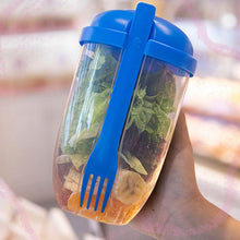 Fruit and Vegetable Salad Cups Easy Clean Salad Mixing Cup for Business People for Business Travel (1Pc) - dailyneed.life