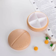 Portable Round Shape 4 Compartments Pill Box (1 Pc) - dailyneed.life