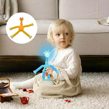 LED Telescopic Suction Cup Giraffe Toy, Tubes Fidget Toys, Shape Changing Telescopic Sensory Tubes Fidget Tubes Sensory Toys Suction Toy, Funny Gift (3 Pcs Set) - dailyneed.life