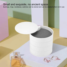 4 Layers Jewellery Box, 360 Degree Rotating Jewelry Box, Jewelry and Earring Organizer Box with Mirror, Accessory Storage Box - dailyneed.life