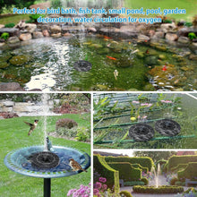 Fast Fountain by Pocket Hose - Solar-Powered - Instantly Adds a Water Feature Virtually Anywhere - 5 Spray Modes - No Installation or Batteries Required - Great for Bird Baths, Pools, Pond & More (1 Pc) - dailyneed.life