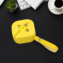 3 in 1 Charger Cable, Retractable Type, Compatible with Smartphones (1 Pc) - dailyneed.life