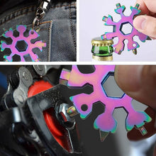 Durable & Portable 18-in-1 Snowflake Multi-Tool – Bottle Opener, Screwdriver & Wrench Kit - dailyneed.life