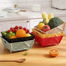 Flexi fold Storage Basket Box with Holes Ventilated Design (23×20 Cm / 1 Pc) - dailyneed.life