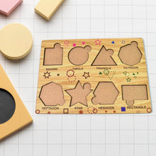 Wooden Triangles Puzzle Learning Educational Board (1 Set / 28×20 Cm) - dailyneed.life