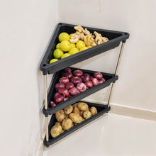 3-Layer Multipurpose Plastic Corner Storage Rack - dailyneed.life